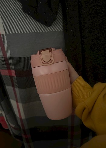 Pastel Pembe Çocuk Termos Şişesi - Görsel 2