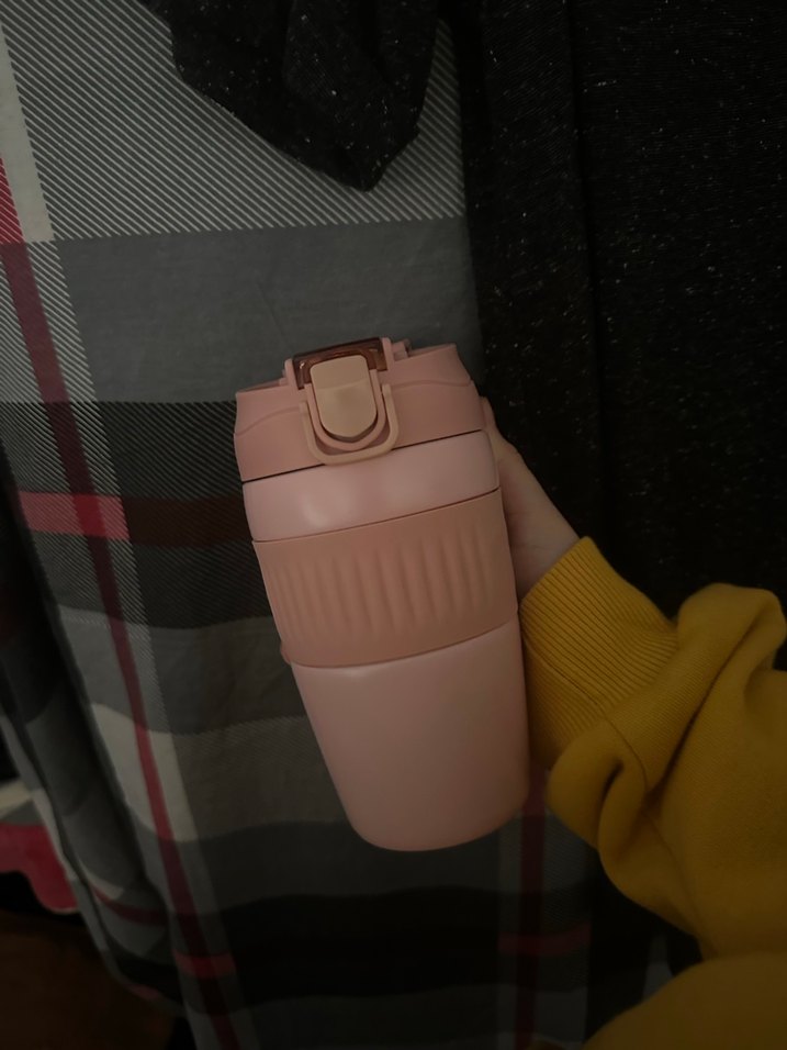 Pastel Pembe Çocuk Termos Şişesi - Görsel 2