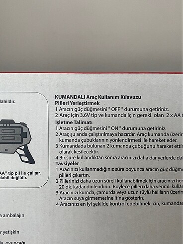  Beden 1/20 scale radio control kumandalı araba
