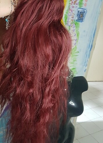 at kuyruğu tokalı peruk  - Görsel 7