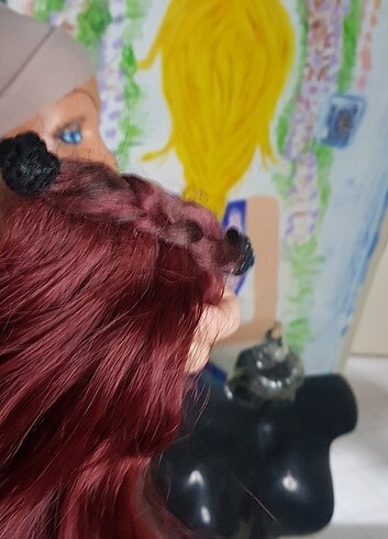 at kuyruğu tokalı peruk  - Görsel 6