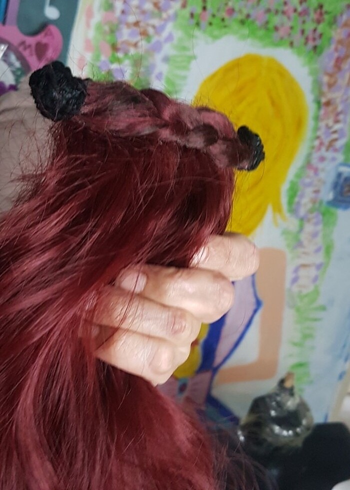 at kuyruğu tokalı peruk  - Görsel 5