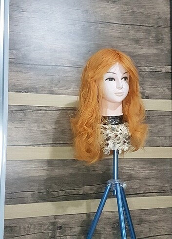 dalgalı kahküllü harıka peruk oranc - Görsel 6