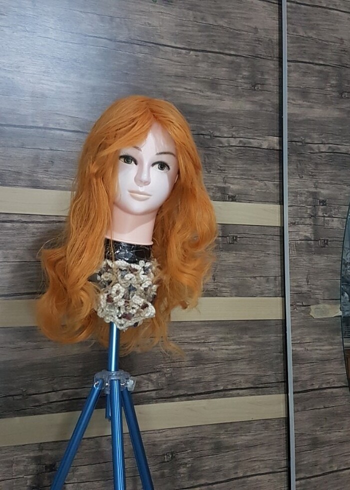 dalgalı kahküllü harıka peruk oranc - Görsel 4