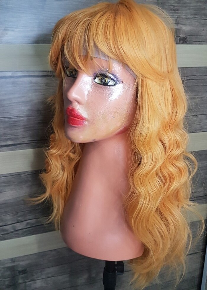 dalgalı kahküllü harıka peruk oranc - Görsel 2