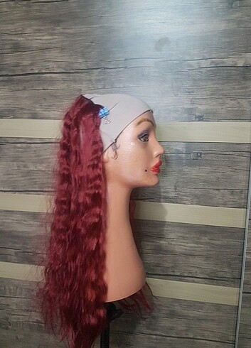 yarım ay çıt çıt saç peruk - Görsel 8