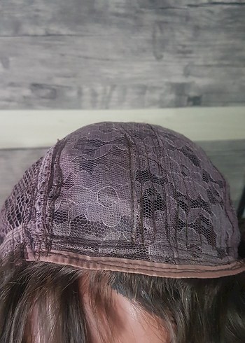 su dalgalı uzun kumral peruk - Görsel 8