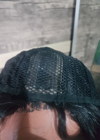 Siyah Dalgalı Sentetik Peruk - Görsel 11