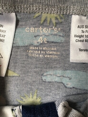 2 Yaş Beden Carter?s tulum