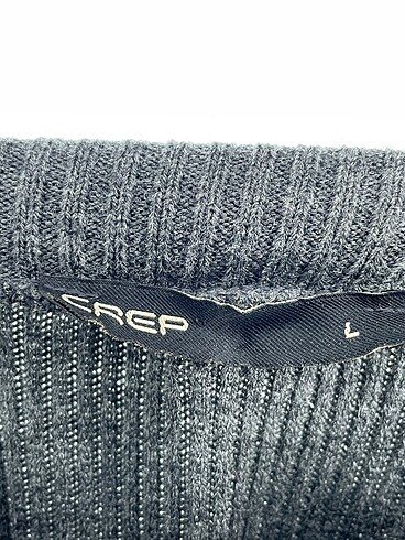 l Beden gri Renk PreLoved Triko Elbise %70 İndirimli.