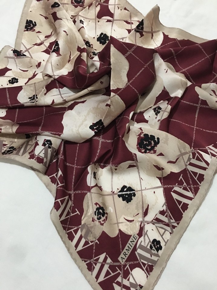 Armine ipek eşarp - Görsel 2