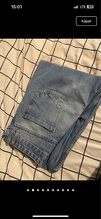 Diğer Mavi baggy jean