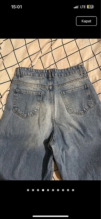 s Beden mavi Renk Mavi baggy jean
