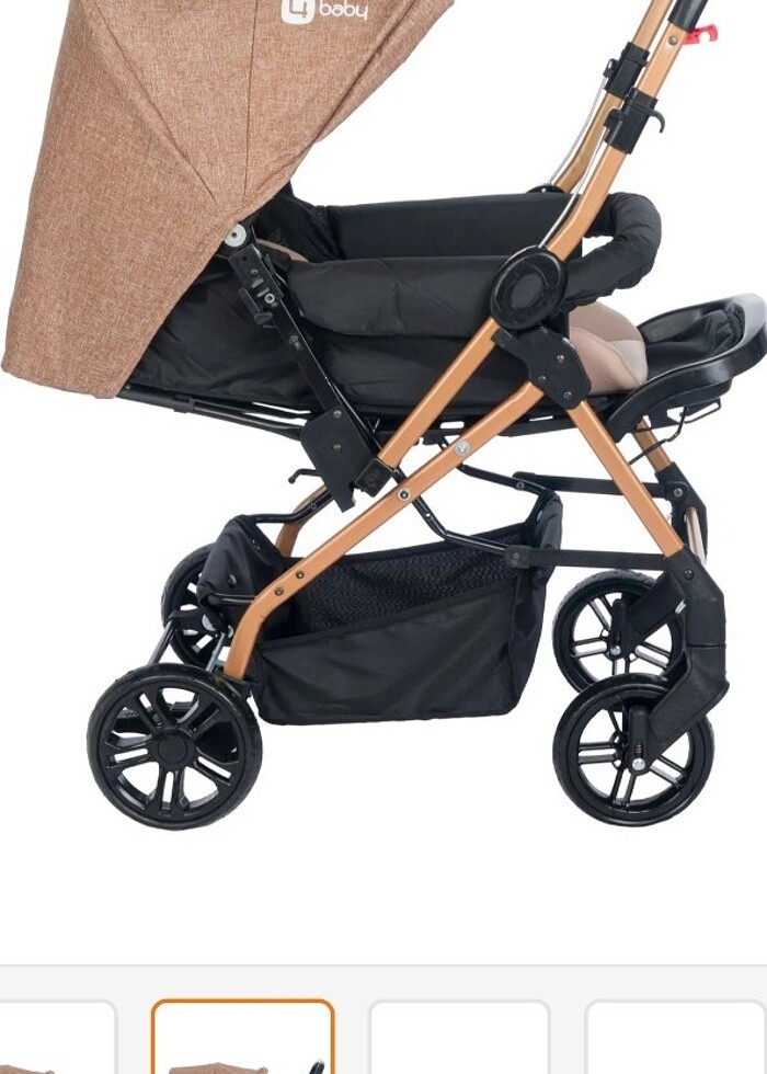 Cift tarafli katlanır bebek arabasi - Görsel 2