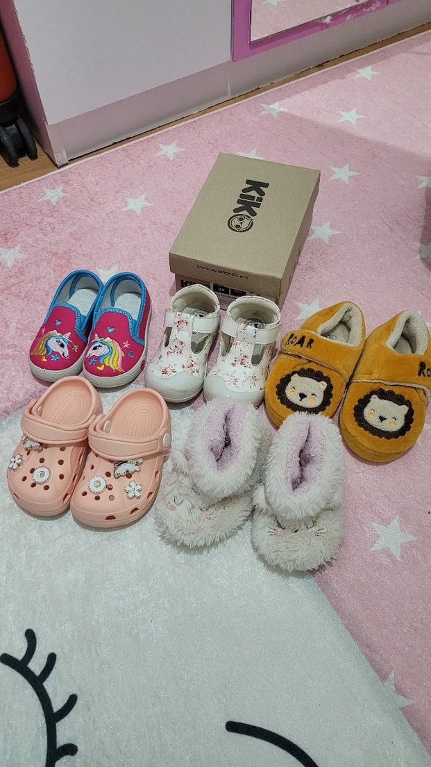 Kız bebek ayakkabi panduflar - Görsel 2