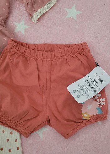 Dantel Detaylı Uzun Kollu Pembe Bebek Kız Takımı - Görsel 3