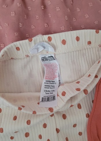 Dantel Detaylı Uzun Kollu Pembe Bebek Kız Takımı - Görsel 2