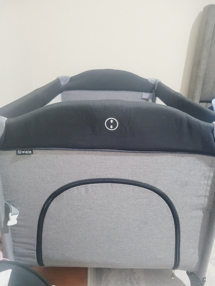 Gri Çok Fonksiyonlu Oyun Parkı ve Yatak - Görsel 5