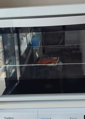 Beyaz Mini Fırın 3 Ayarlı Düğme - Görsel 3