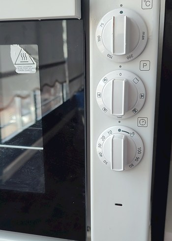 Beyaz Mini Fırın 3 Ayarlı Düğme - Görsel 5
