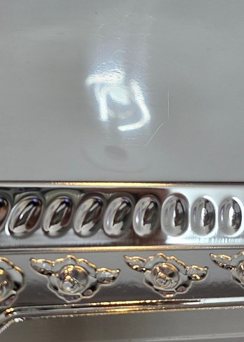 Altın ve Gümüş Renkli Desenli Tepsi Seti - Görsel 7