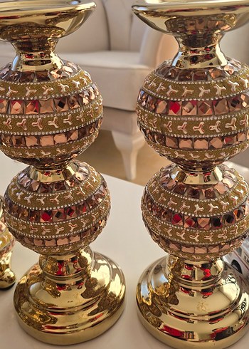 masa takımı ,

Parlak Altın Renkli Dekoratif Vazo - Görsel 8