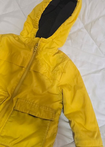 Sarı Erkek Çocuk Fermuarlı Mont - Görsel 5