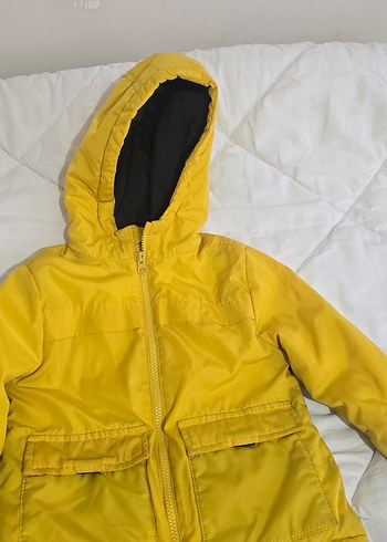 Sarı Erkek Çocuk Fermuarlı Mont - Görsel 3