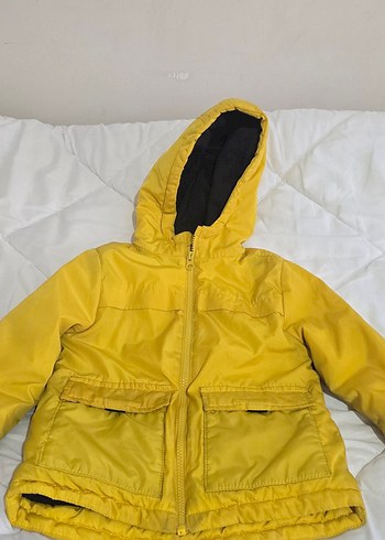 Sarı Erkek Çocuk Fermuarlı Mont - Görsel 6