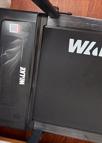 Siyah Katlanabilir Yürüyüş Koşu Bandı WALKE - Görsel 3