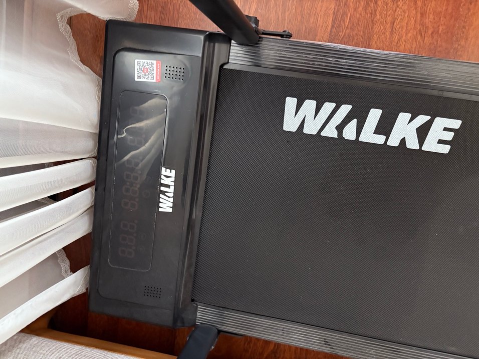 Siyah Katlanabilir Yürüyüş Koşu Bandı WALKE - Görsel 3