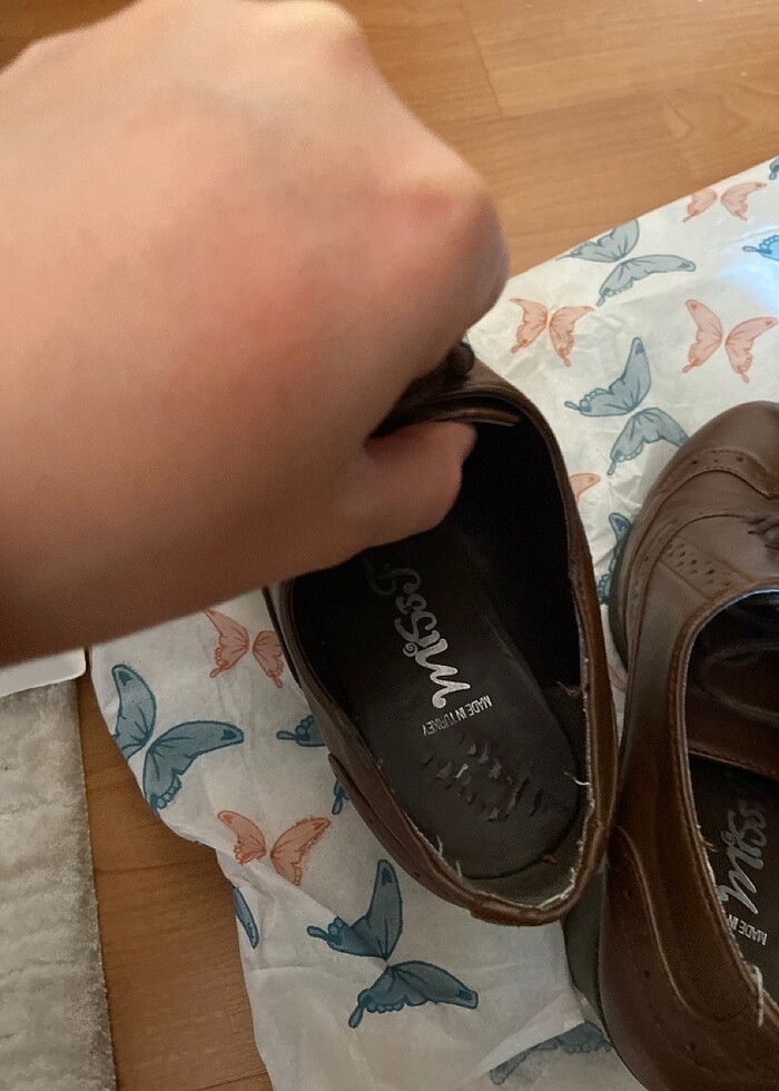 Kahverengi topuklu ayakkabı - Görsel 5