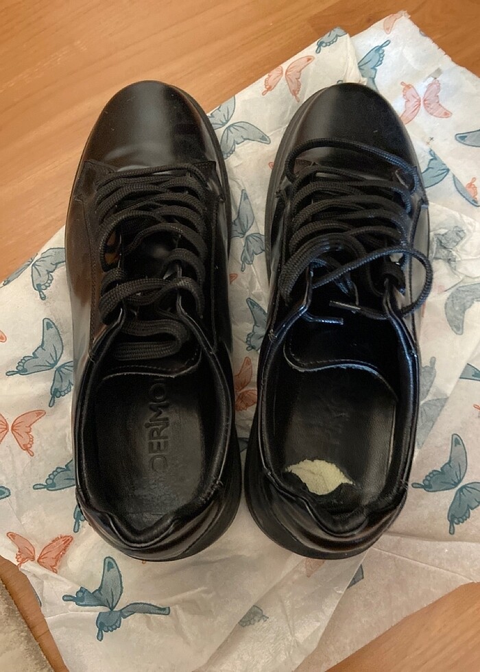 Erkek casual ayakkabı siyah Derimod - Görsel 4