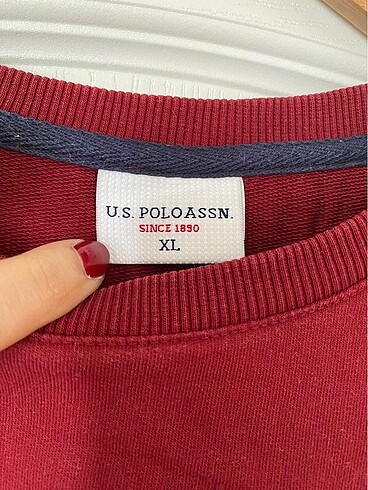 xl Beden bordo Renk Kapüşonsuz sweat