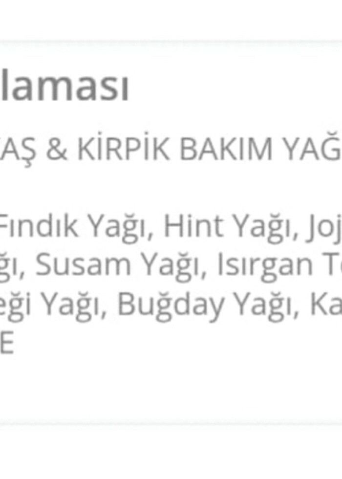 Kaş & kirpik bakım yağı - Görsel 2