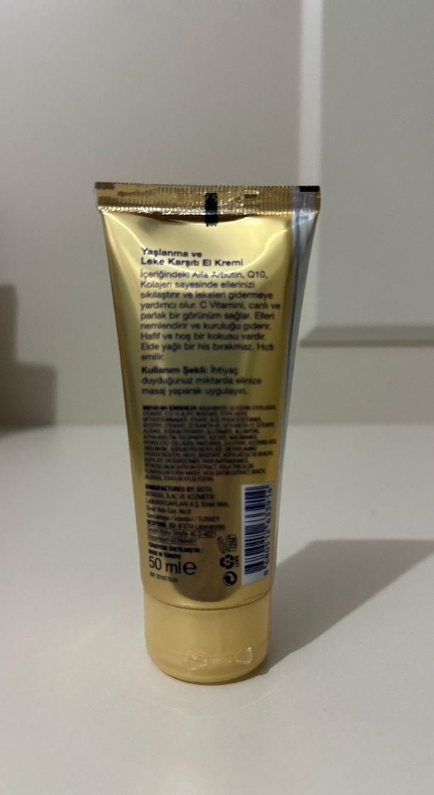 Bioder Q10 Yaşlanma ve Leke Karşıtı El Kremi 50ml - Görsel 2