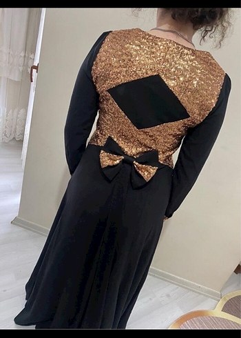 Siyah abiye - Görsel 4