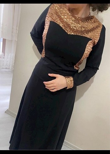 Siyah abiye - Görsel 3