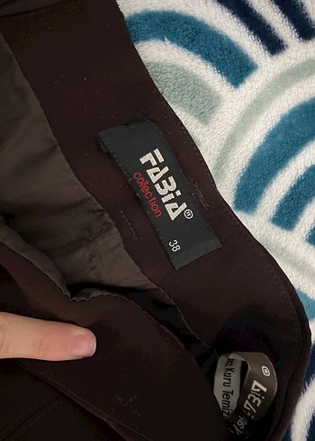 Drapeli Kahverengi Uzun Kadın Etek - Görsel 4