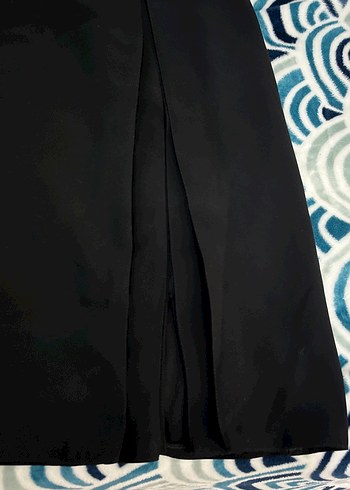 Siyah Uzun Piliseli Kadın Etek - Görsel 3