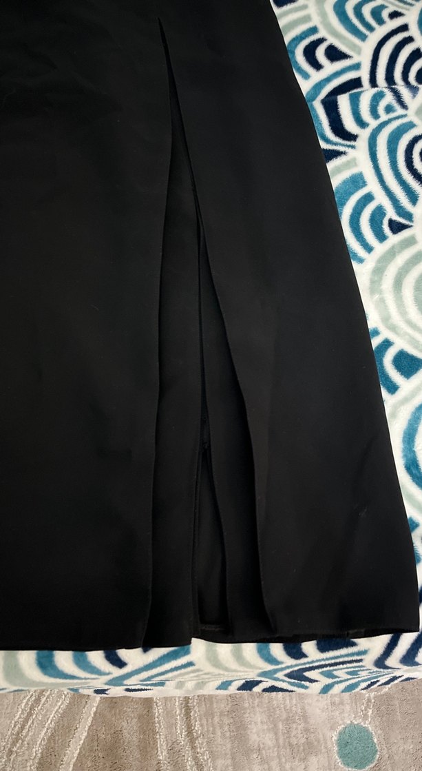 Siyah Uzun Piliseli Kadın Etek - Görsel 3