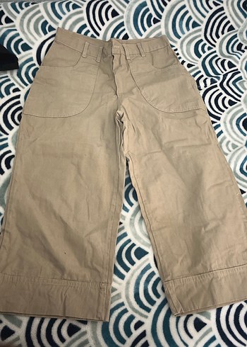 Bermuda camel kapri - Görsel 2