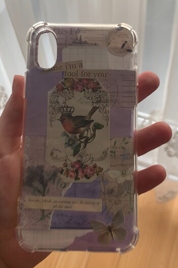Vintage telefon kılıfı lilly