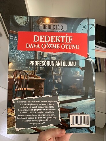 Profesörün ani ölümü dedektiflik oyunu