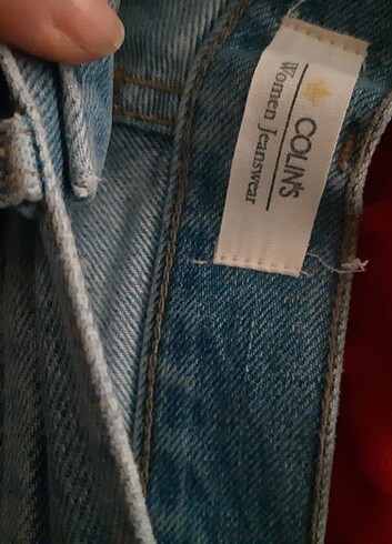 xs Beden Mom fit jean şort