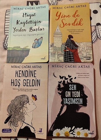 Miraç çağrı aktaş kitap 4lü set 