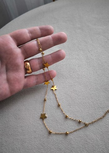 Zara Yıldızlı İkili Çelik Halhal