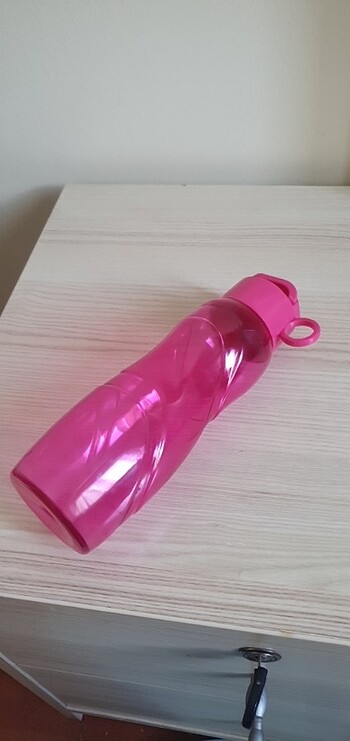 Diğer su şişesi pembe plastik