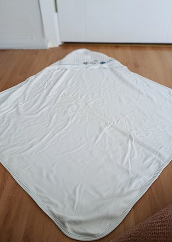 Nakışlı Beyaz Bebek Battaniyesi - Görsel 7