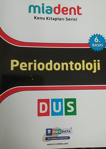 Miadent Periodontoloji Konu Kitabı - 6. Baskı